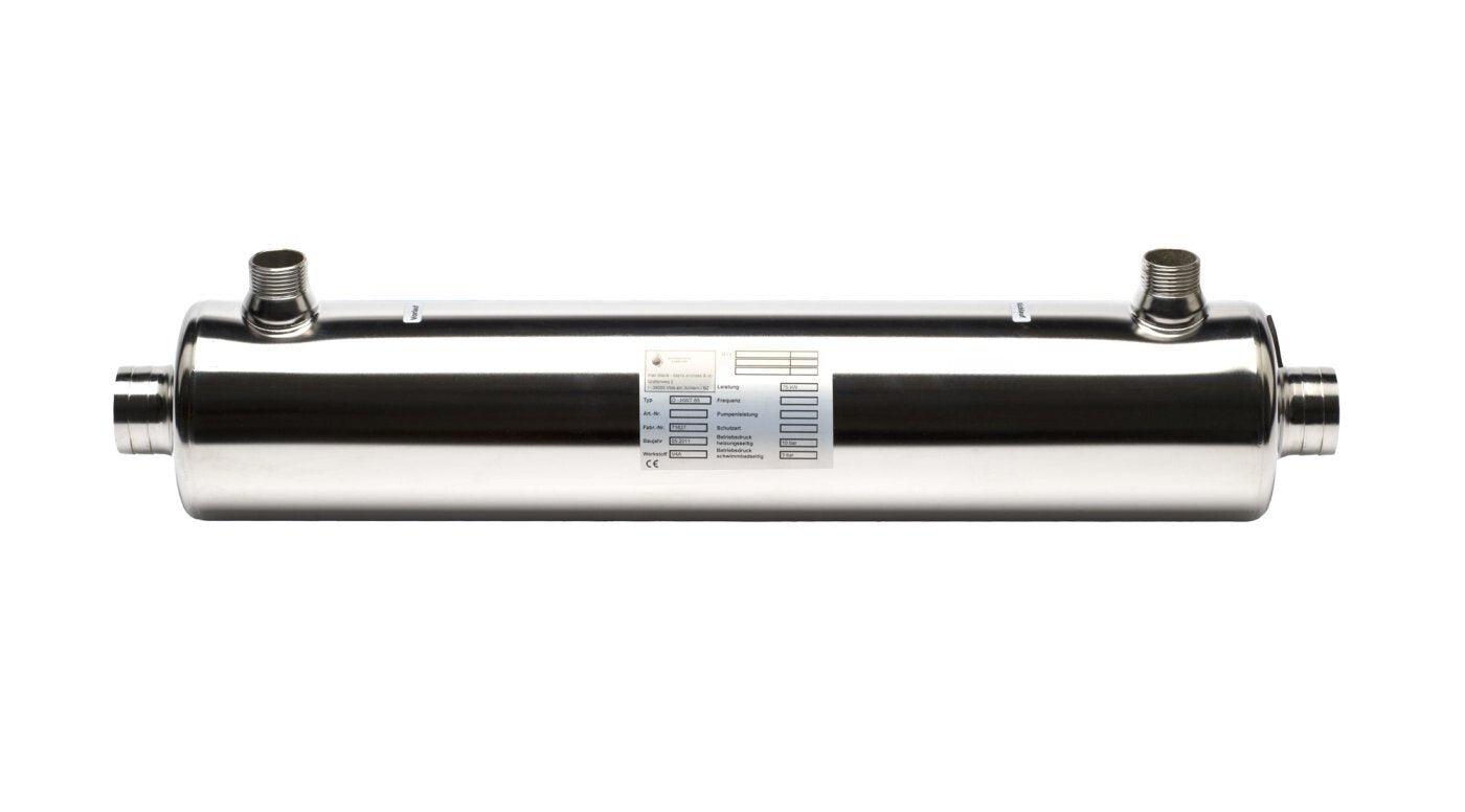 Varmeveksler i rustfritt stål Geotermisk 30–60 kW